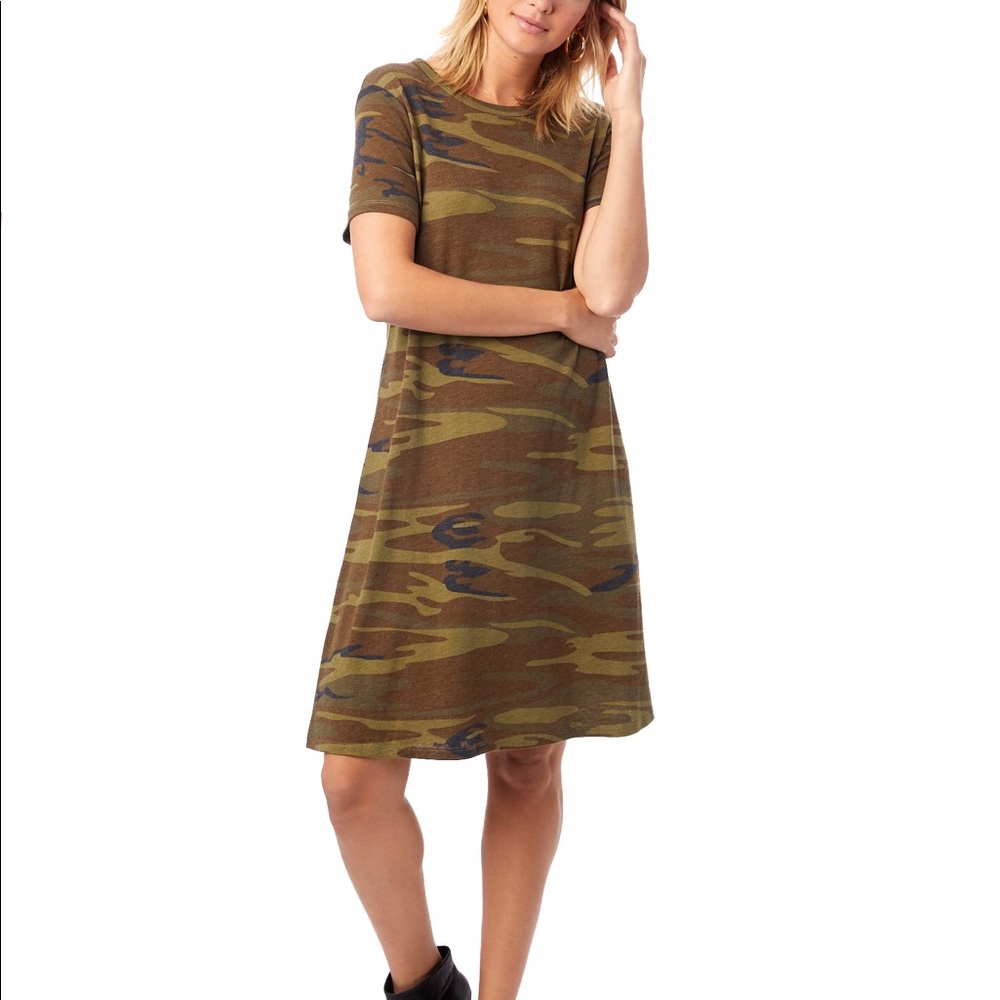 Camouflage T-shirt Dress
